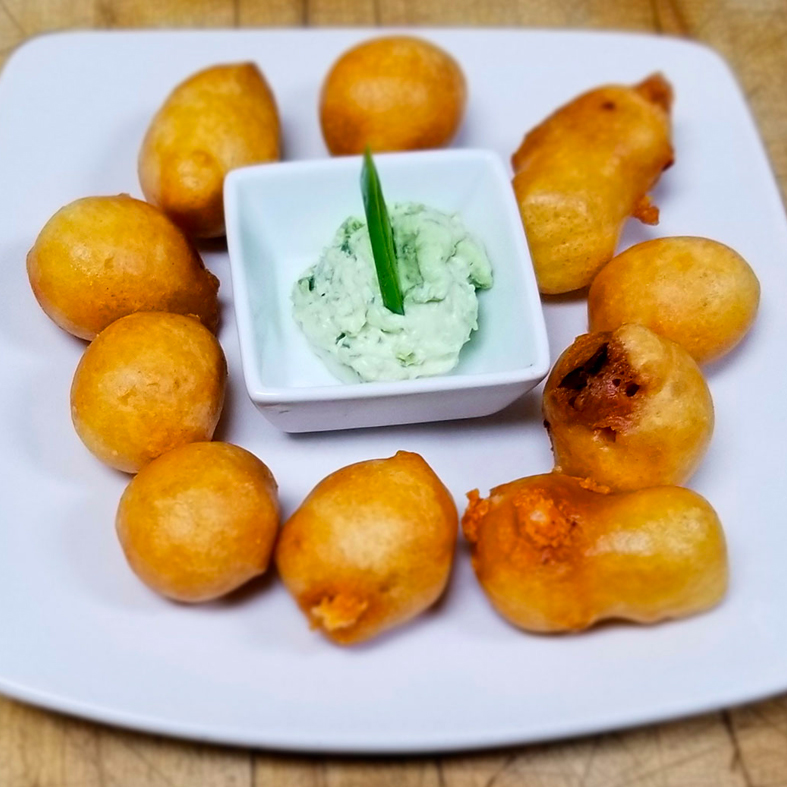 Bacon Wrapped Curds