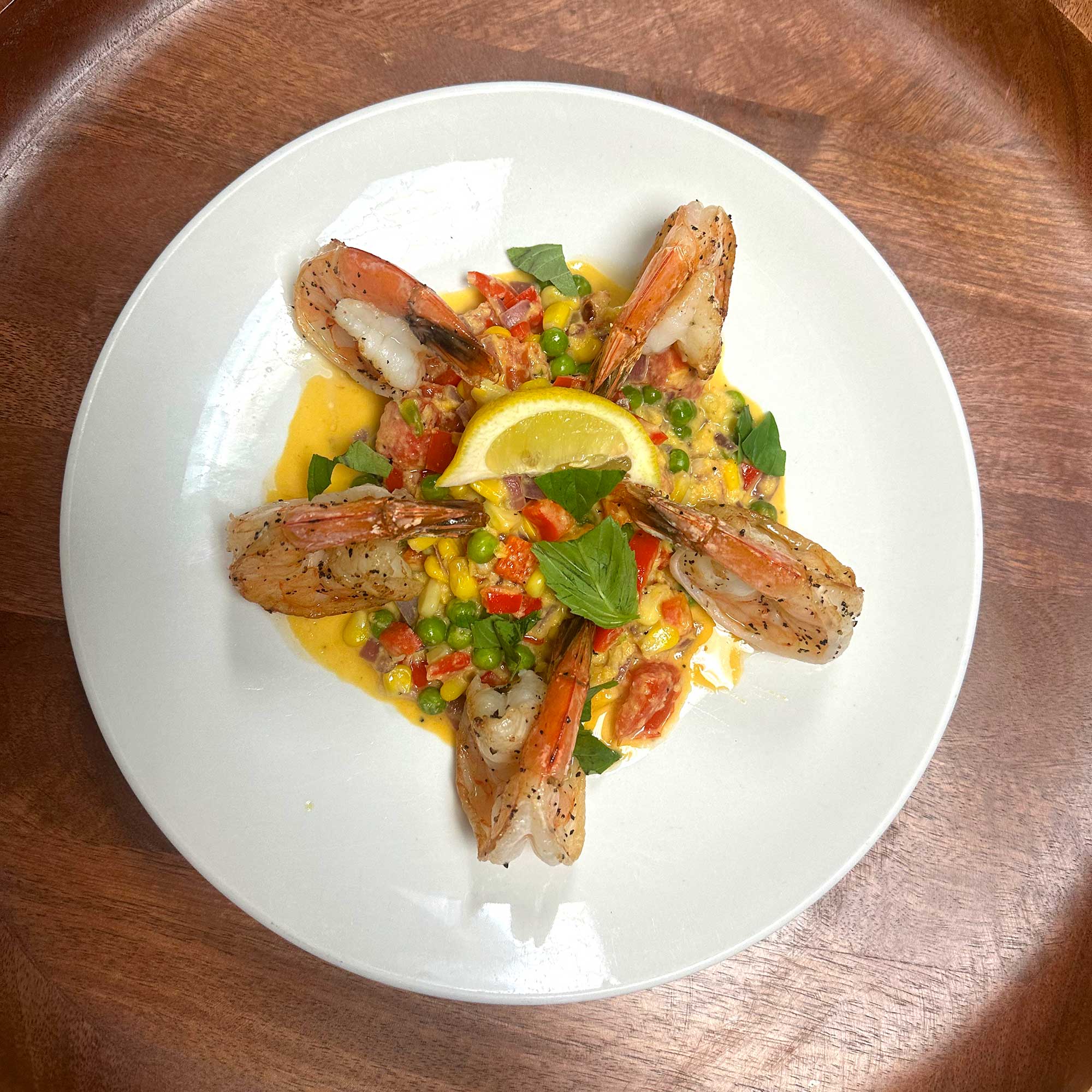 Shrimp Succotash